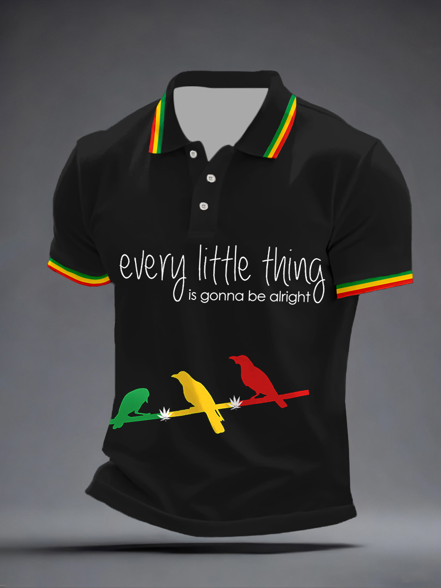 Men's Every Little Thing Is Gonna Be Alright Print T-Shirt