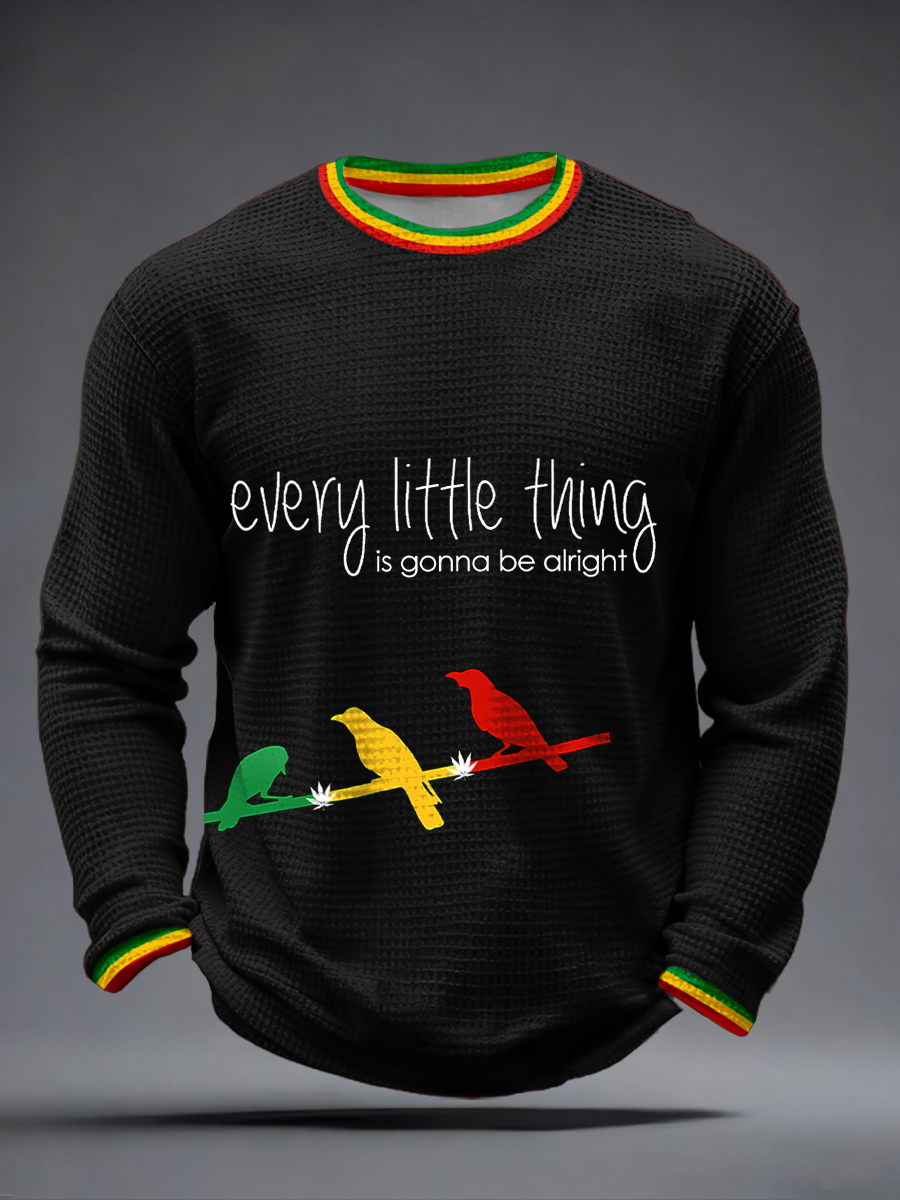 Men's Every Little Thing Is Gonna Be Alright Print T-Shirt