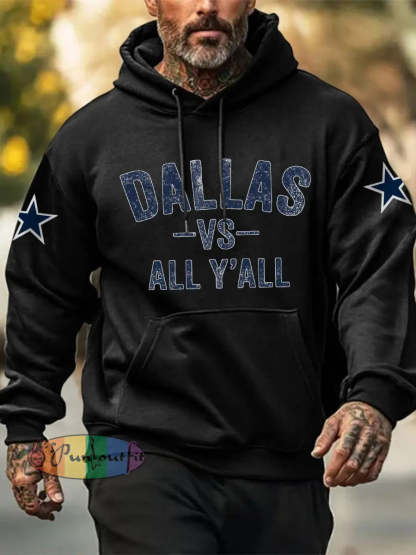 Men’s American football hooded sweatshirt Black / S