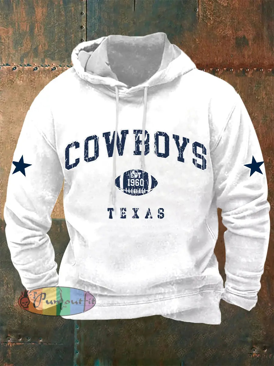 Men’s American football hooded sweatshirt Black / S