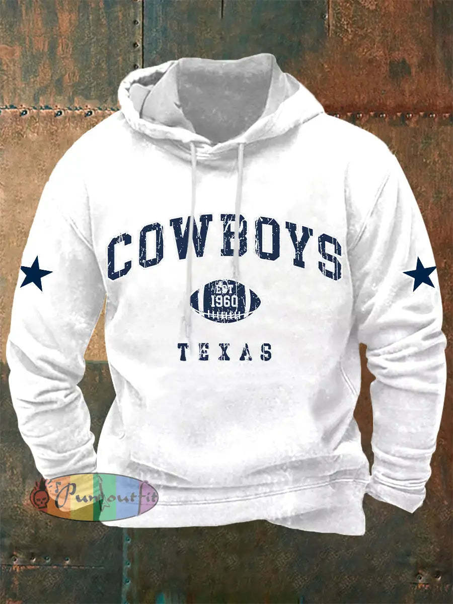 Men’s American football hooded sweatshirt Black / S