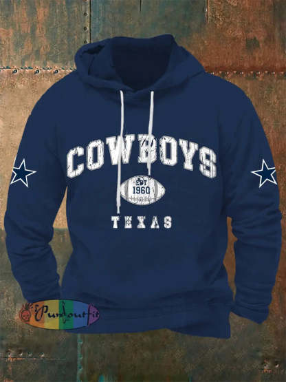 Men’s American football hooded sweatshirt Navy Blue / S