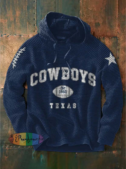 Men’s American football hooded sweatshirt Navy Blue / S