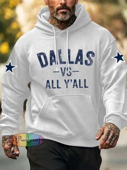 Men’s American football hooded sweatshirt White / S