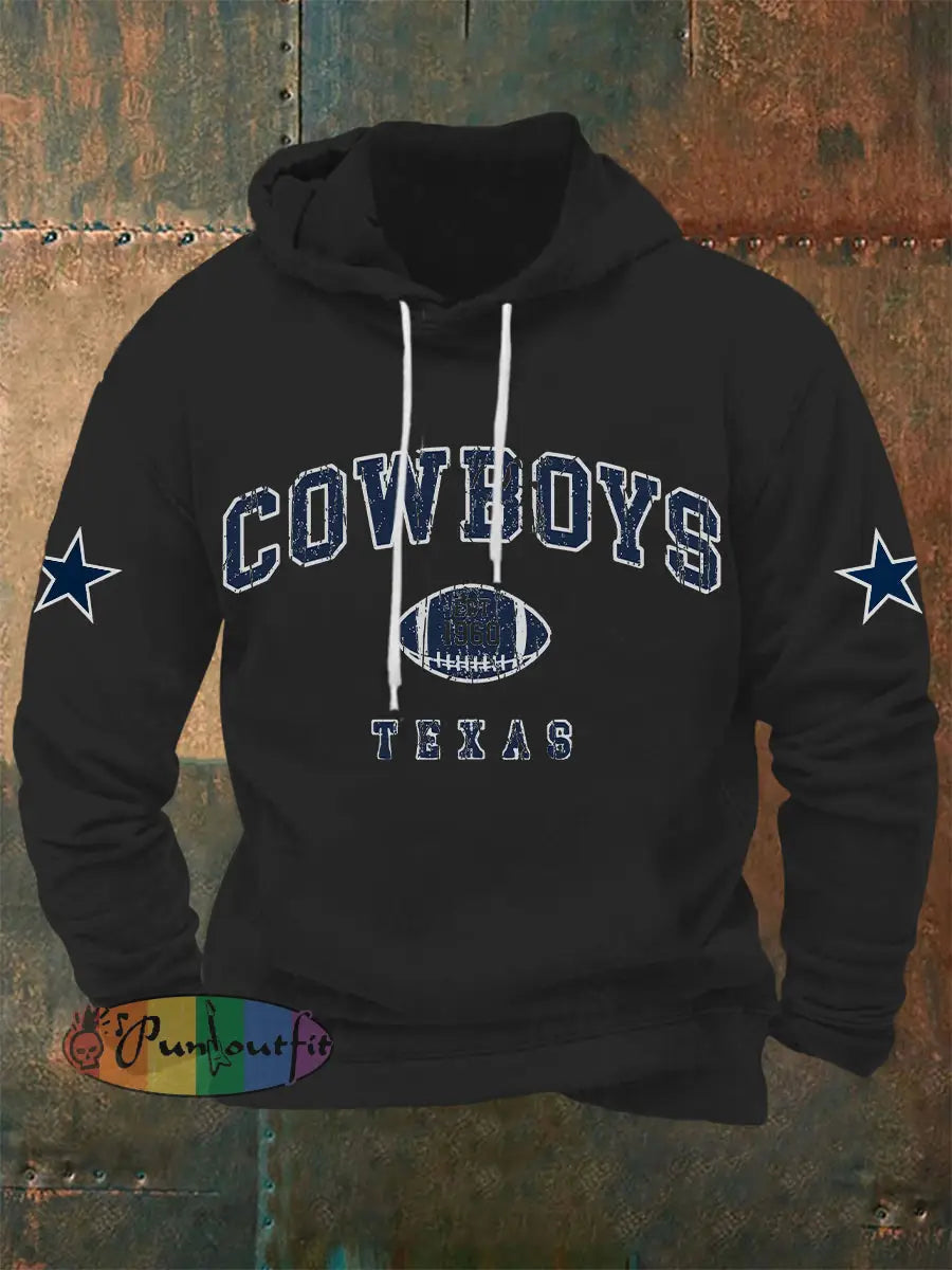 Men’s American football hooded sweatshirt White / S