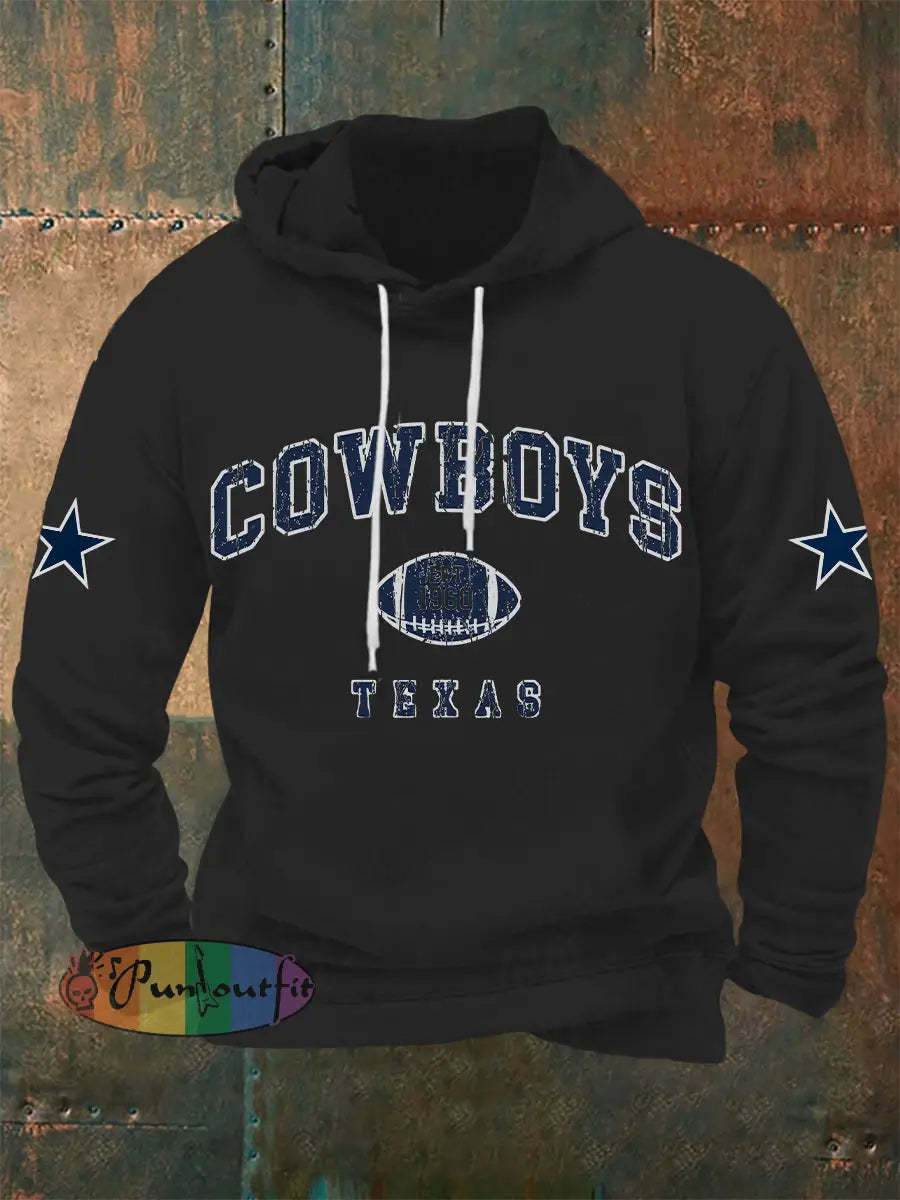 Men’s American football hooded sweatshirt White / S