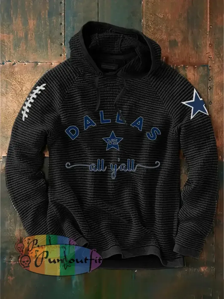 Men’s American Football Hoodie Black / S