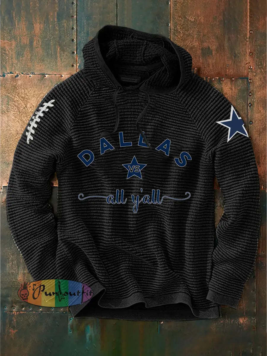 Men’s American Football Hoodie Black / S