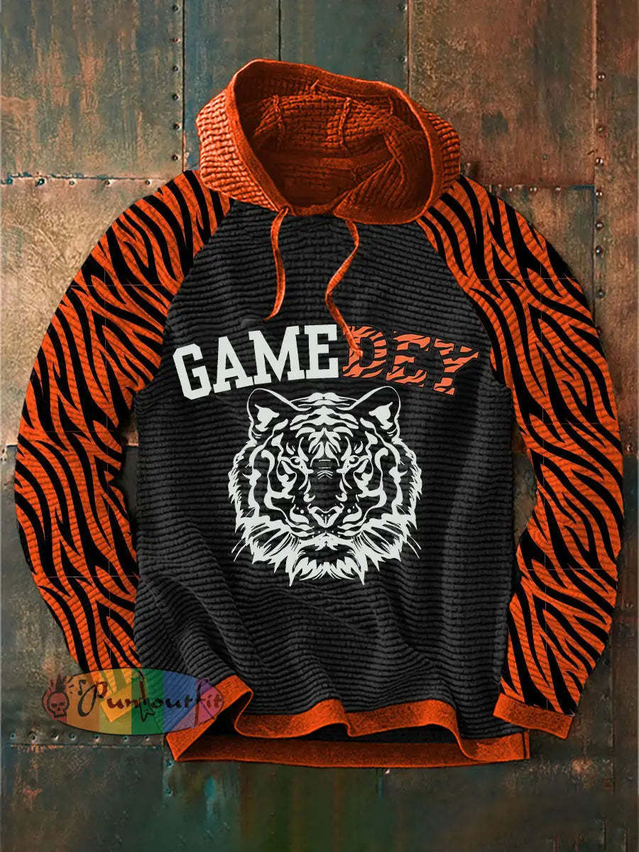 Men’s American Football Hoodie Black / S