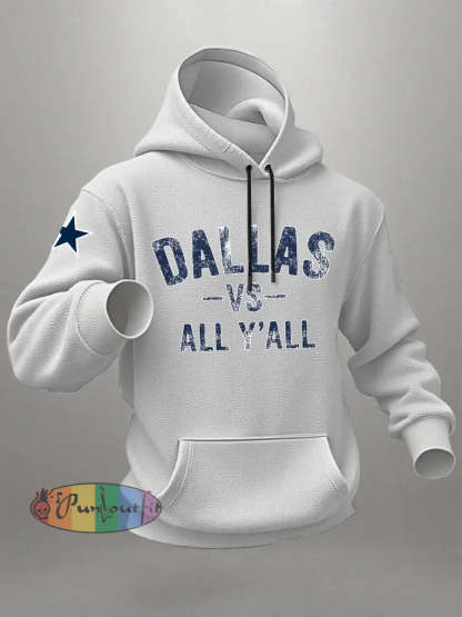 Men’s American Football Hoodie White / S