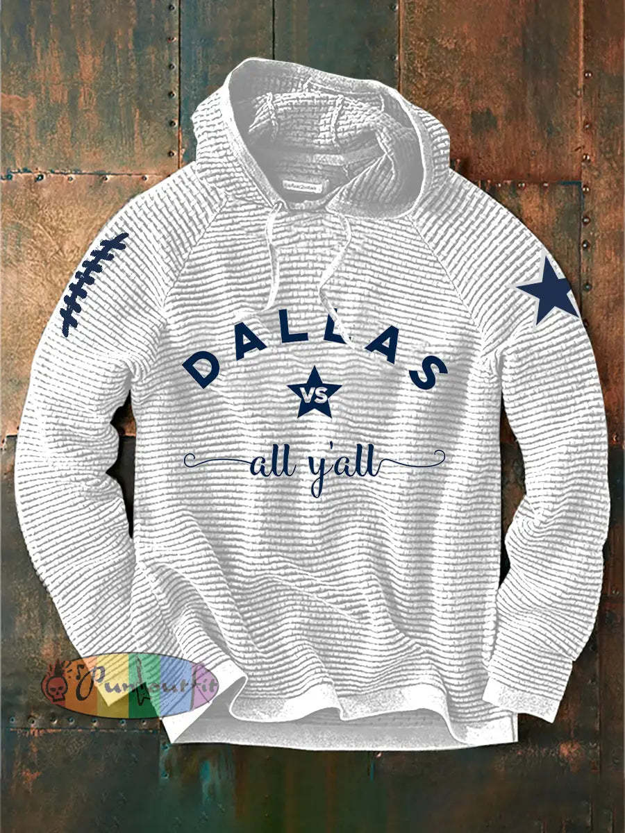 Men’s American Football Hoodie White / S