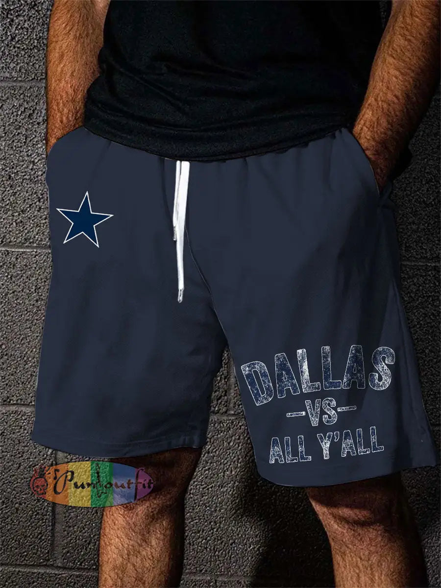 Men’s American football shorts Navy Blue / S