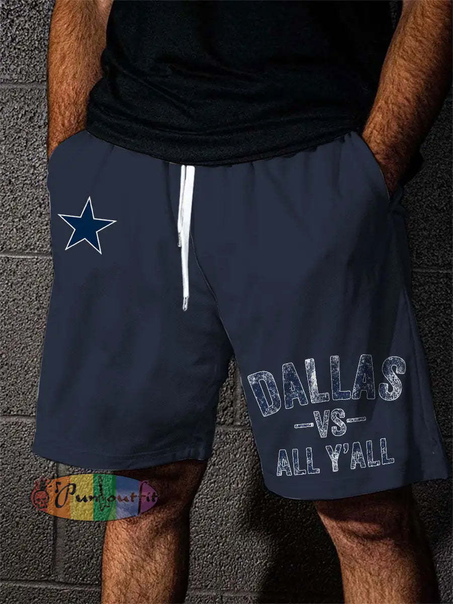 Men’s American football shorts Navy Blue / S