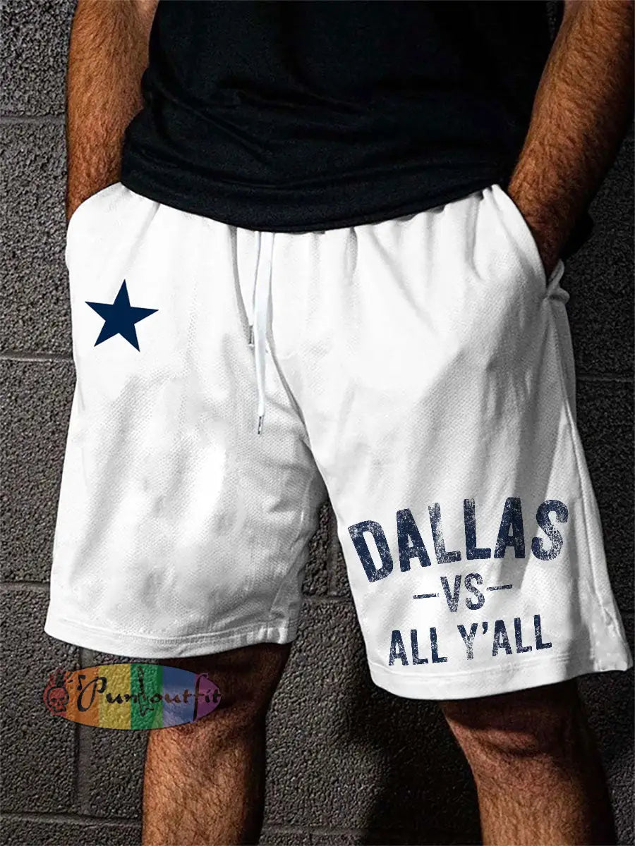 Men’s American football shorts White / S