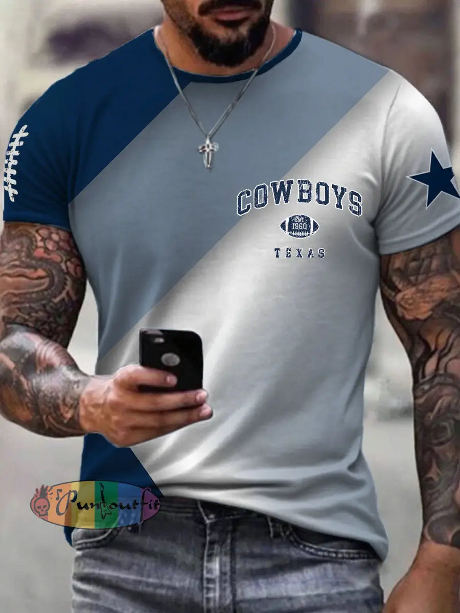 Men’s American Football T-shirt As picture / S