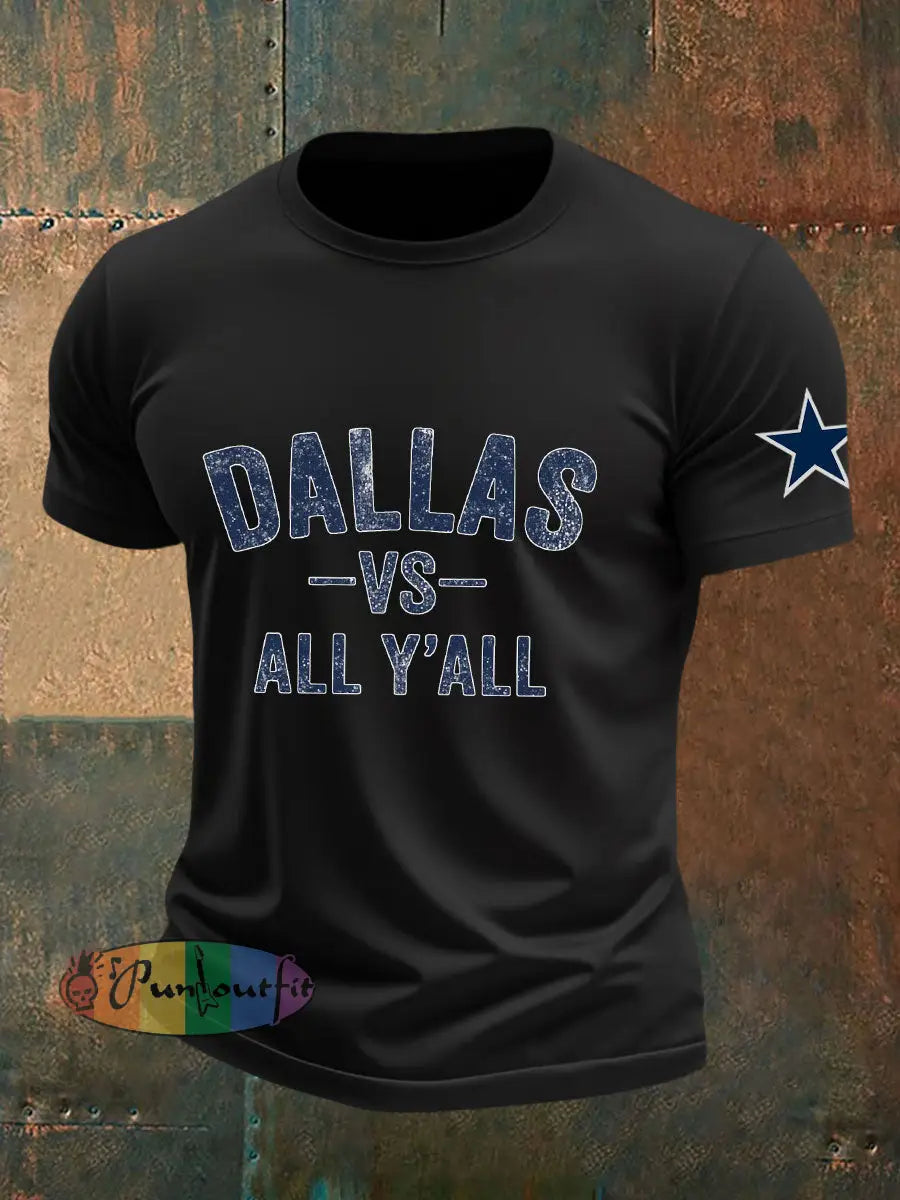 Men’s American Football T Shirt Black / S