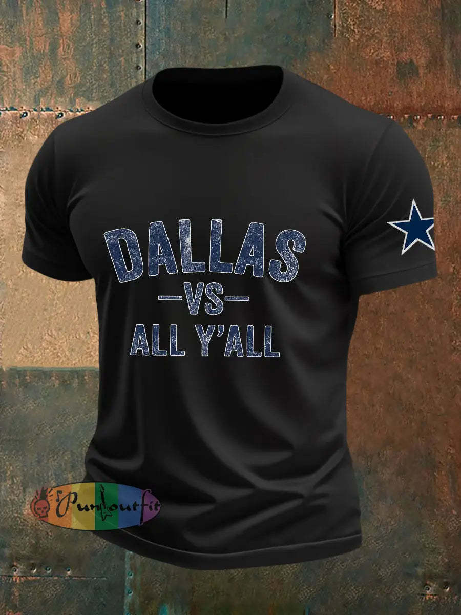 Men’s American Football T Shirt Black / S