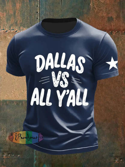 Men’s American Football T Shirt Navy Blue / S