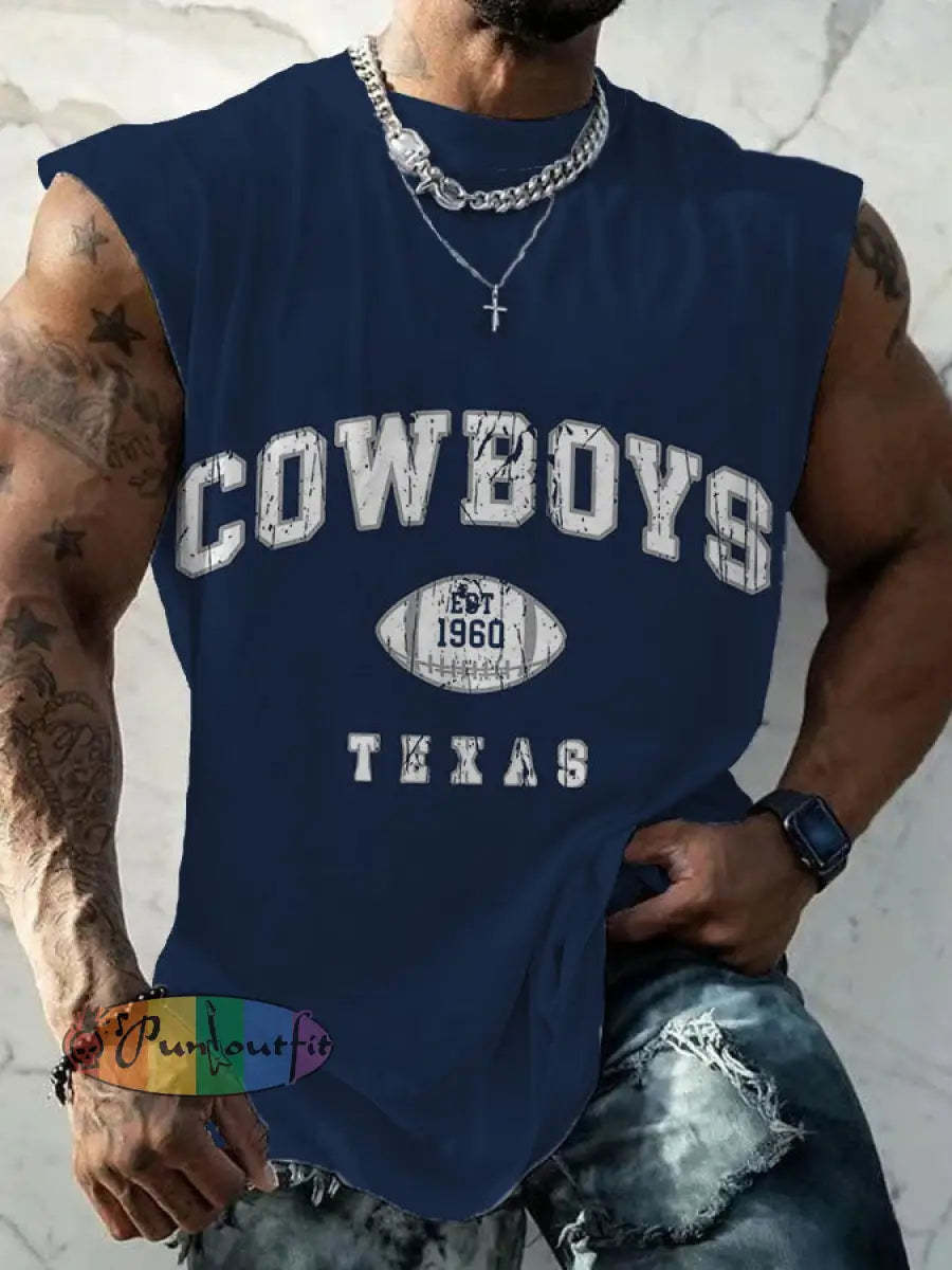 Men’s American football vest Dark Blue / S