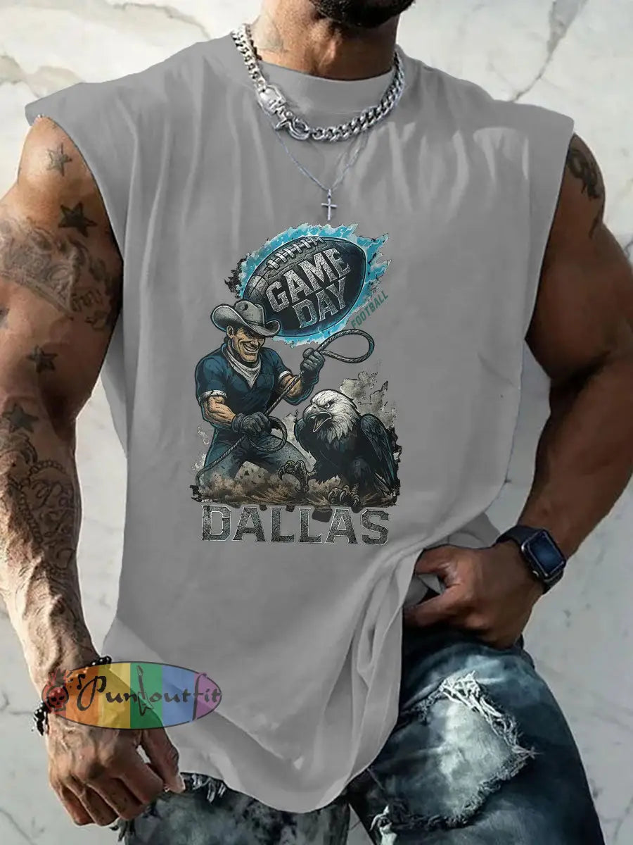 Men’s American football vest Light Gray / S