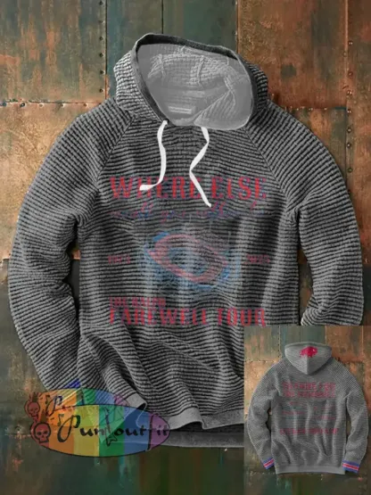 Men’s Buffalo Football Lover Printed Hoodie Light Gray / S