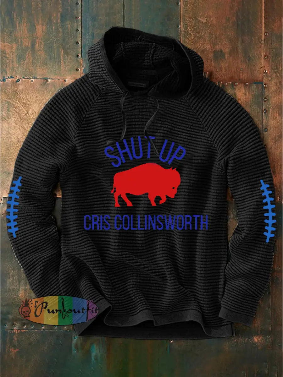 Men’s Go Buffalo Football Fans Lovers Gameday Casual Sweatshirt Black / S