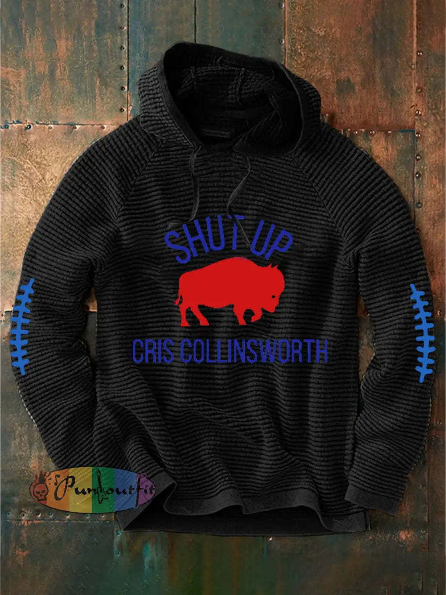 Men’s Go Buffalo Football Fans Lovers Gameday Casual Sweatshirt Black / S