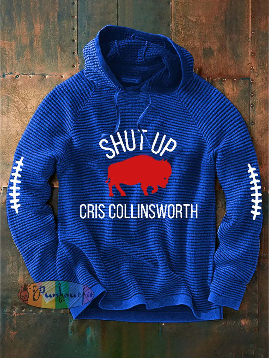 Men’s Go Buffalo Football Fans Lovers Gameday Casual Sweatshirt Blue / S