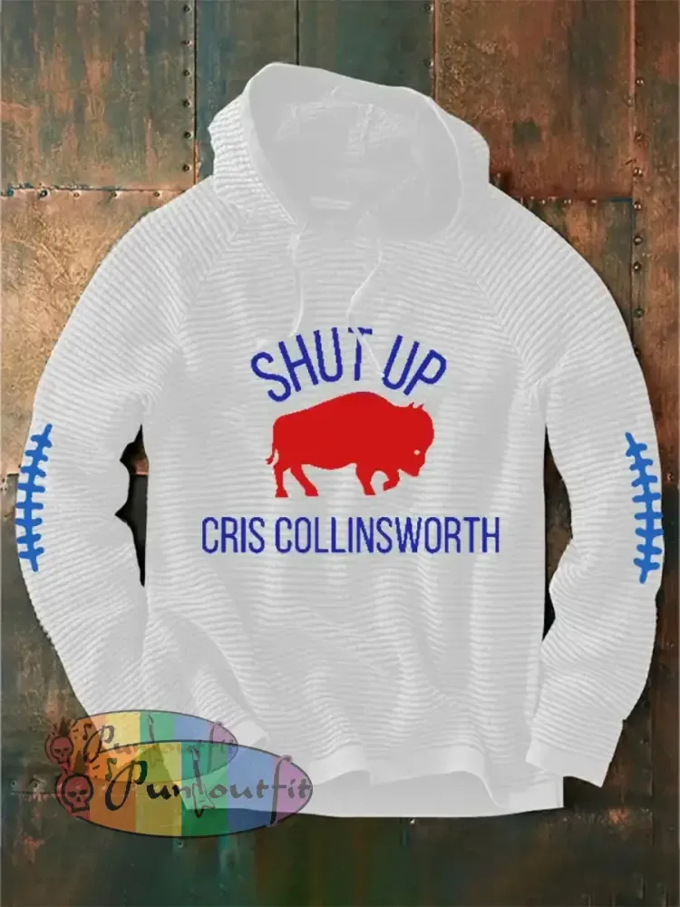 Men’s Go Buffalo Football Fans Lovers Gameday Casual Sweatshirt White / S