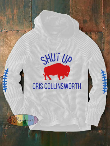 Men’s Go Buffalo Football Fans Lovers Gameday Casual Sweatshirt White / S