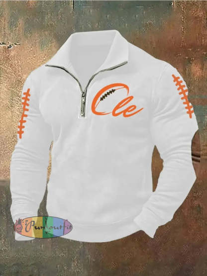 Men’sFootball Fans Lovers Gameday Casual Tops White / S