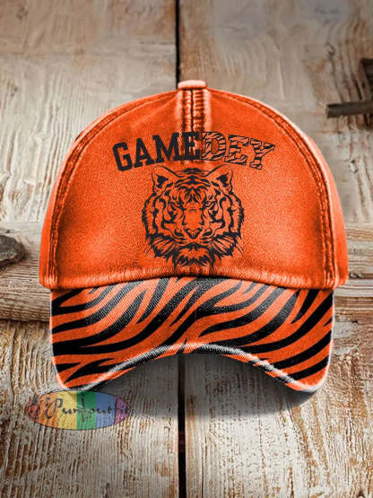 Unisex American football hat Orange / ONE