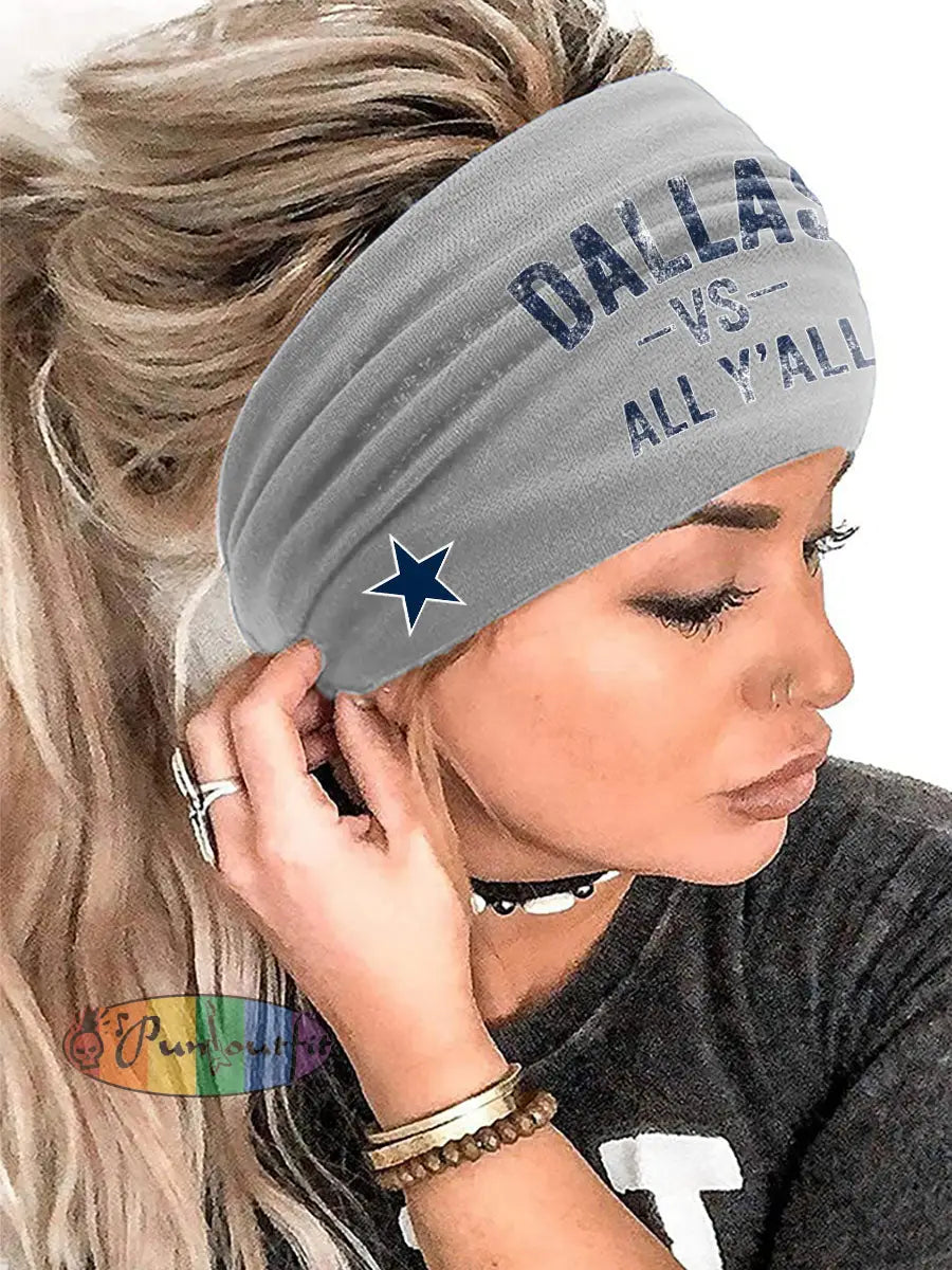 Unisex American Football Headscarf Gray / ONE