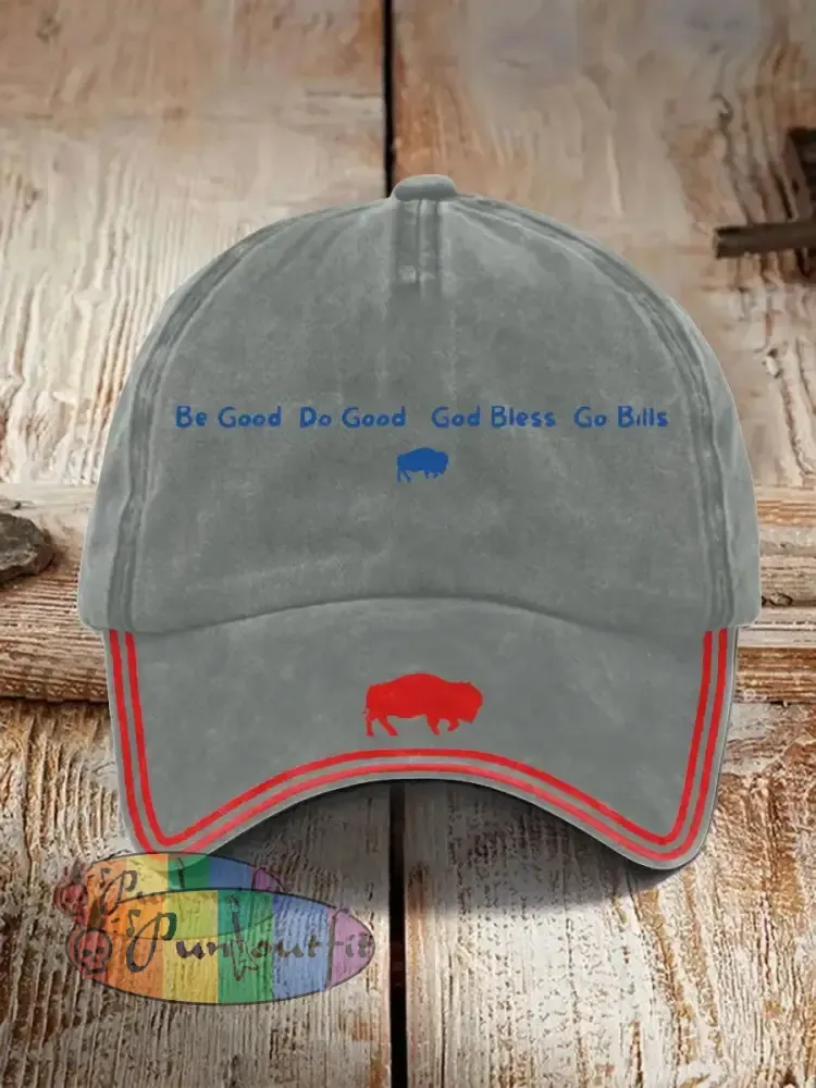 Unisex Buffalo Football Lover Print Hat Light Gray / ONE