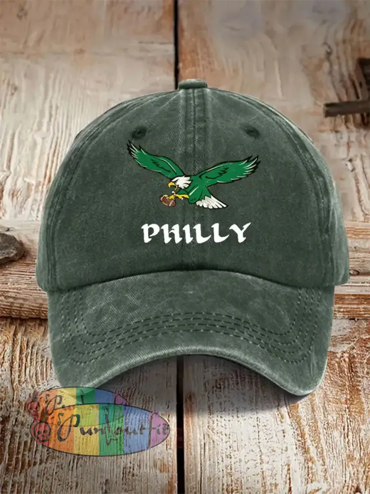 Unisex Fly Eagles! Football Fans Lovers Gameday Hat Dark Green / ONE