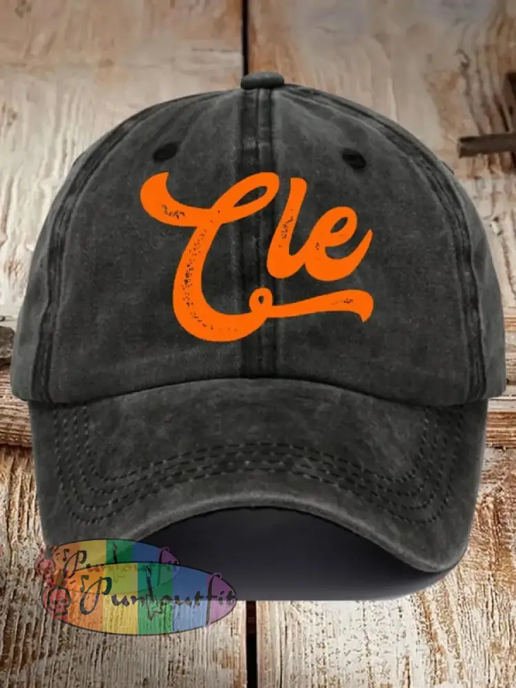 Unisex Football Fans Lovers Gameday Casual Design Print Hat Black / ONE