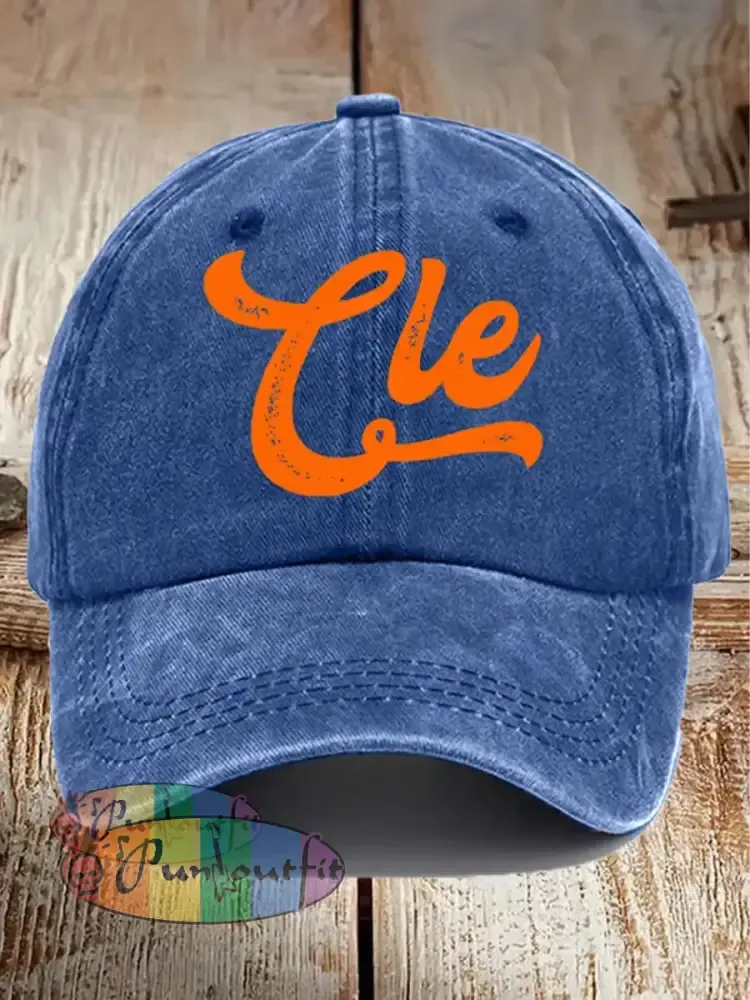 Unisex Football Fans Lovers Gameday Casual Design Print Hat Blue / ONE