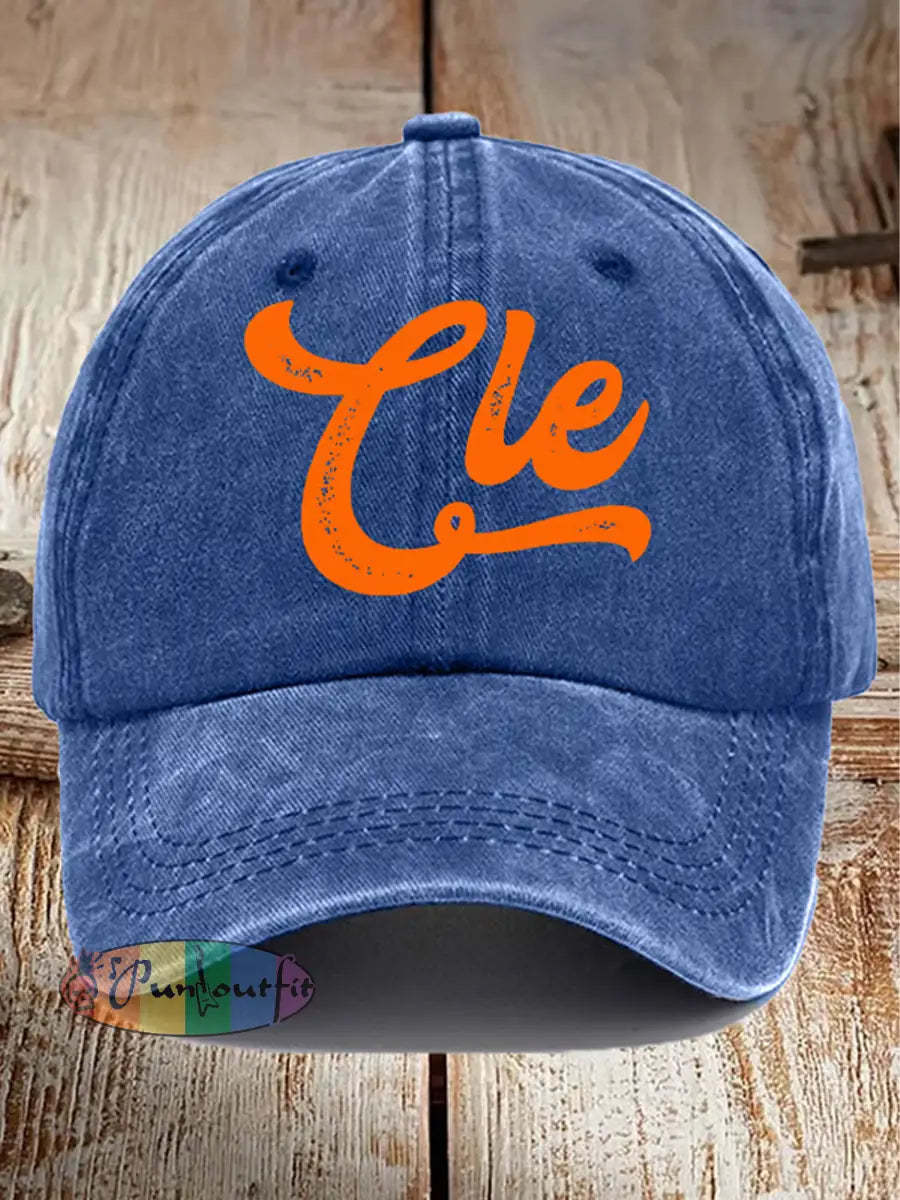 Unisex Football Fans Lovers Gameday Casual Design Print Hat Blue / ONE