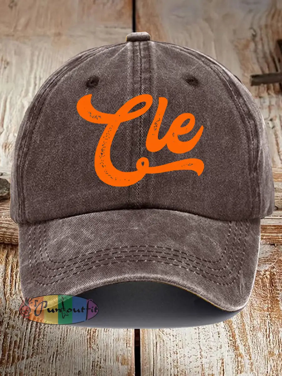 Unisex Football Fans Lovers Gameday Casual Design Print Hat Coffee / ONE