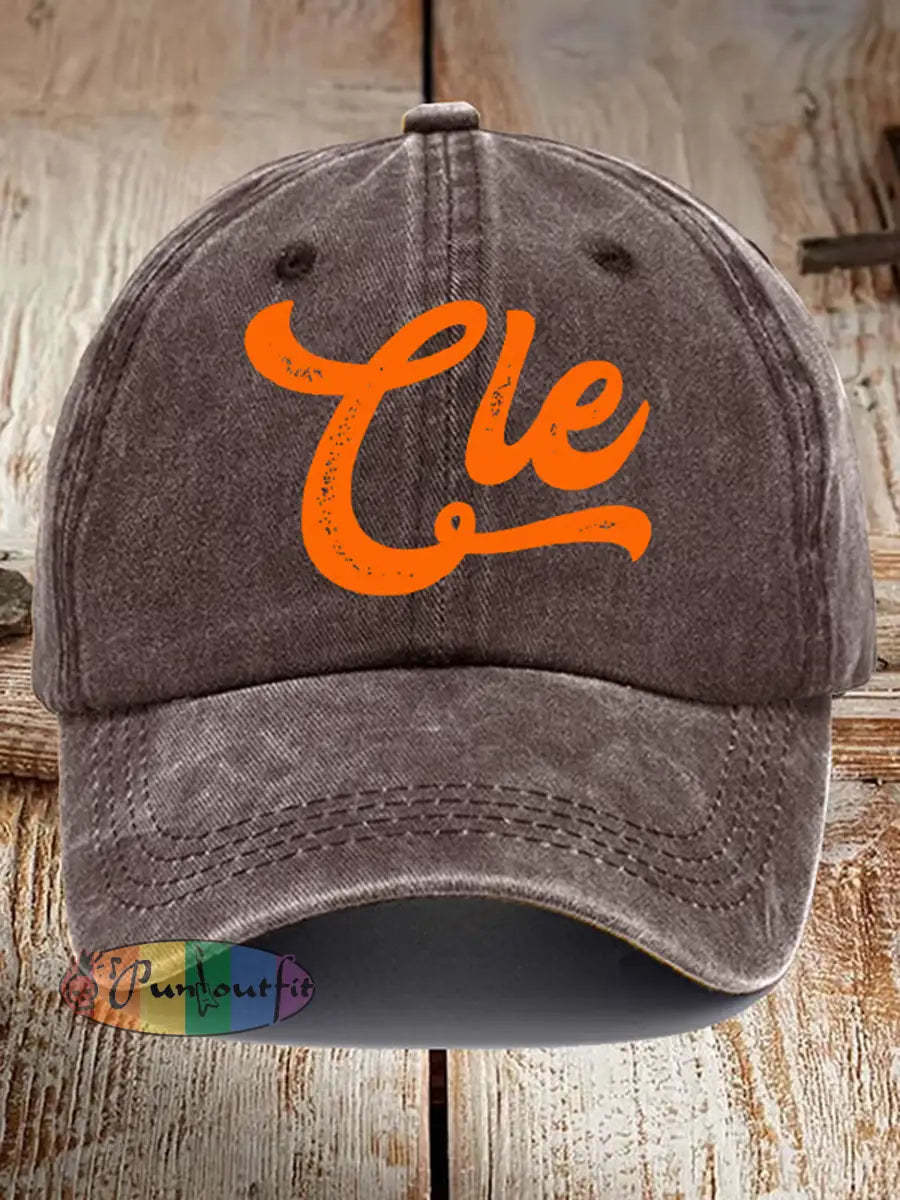 Unisex Football Fans Lovers Gameday Casual Design Print Hat Coffee / ONE