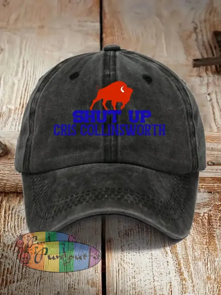 Unisex Go Buffalo Football Fans Lovers Gameday Print Hat Black / ONE