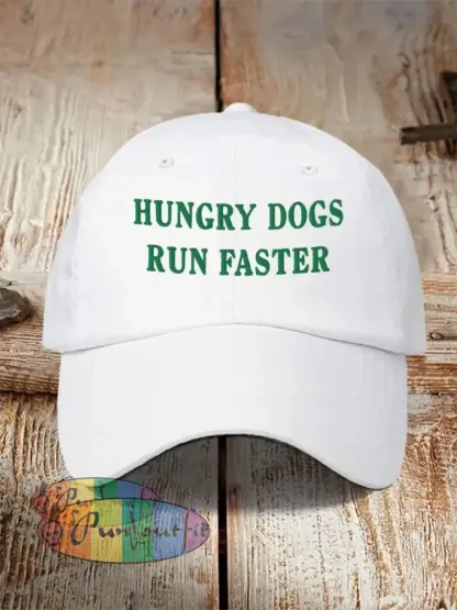Unisex Hungry Dogs Run Faster,Fly Eagles Fly Football Fans Lovers Gameday Hat White / ONE