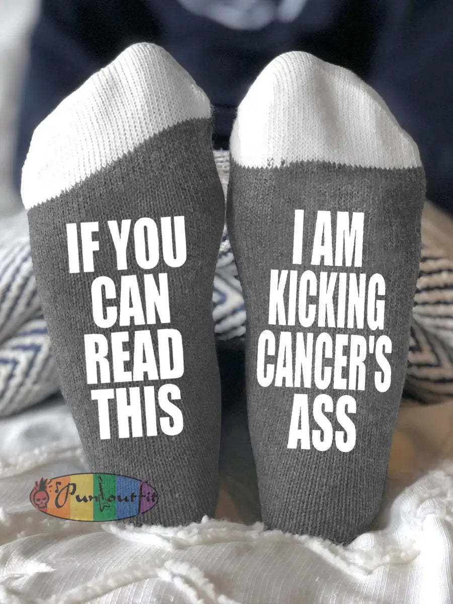 Unisex models fight diseases socks Gray / ONE