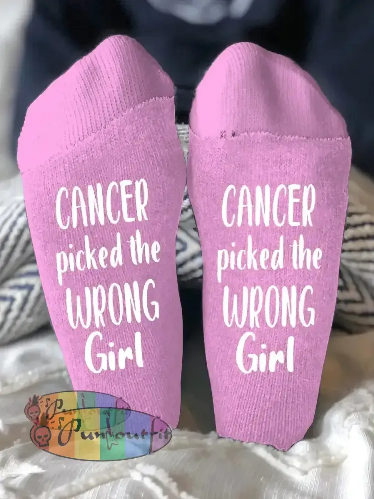 Unisex models fight diseases socks Pink / ONE