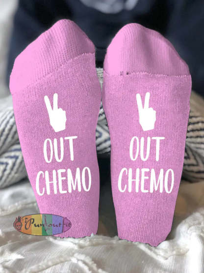 Unisex models fight diseases socks Pink / ONE