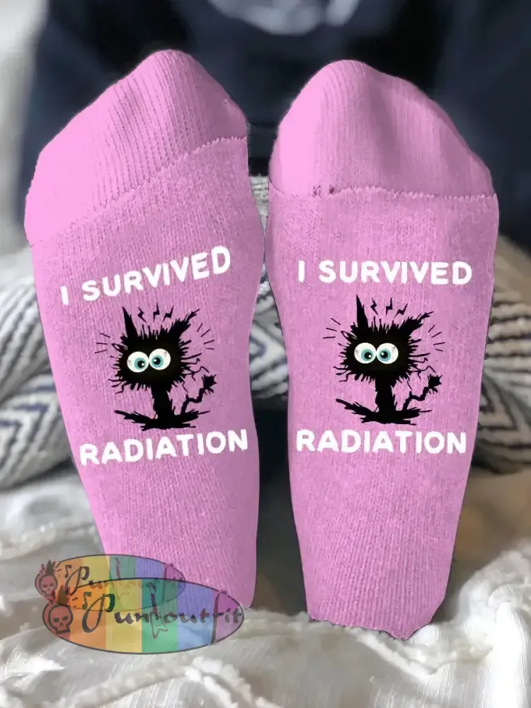 Unisex models fight diseases socks Pink / ONE