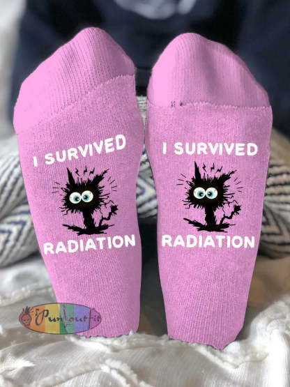 Unisex models fight diseases socks Pink / ONE