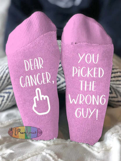 Unisex models fight diseases socks Pink / ONE