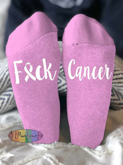 Unisex models fight diseases socks Pink / ONE