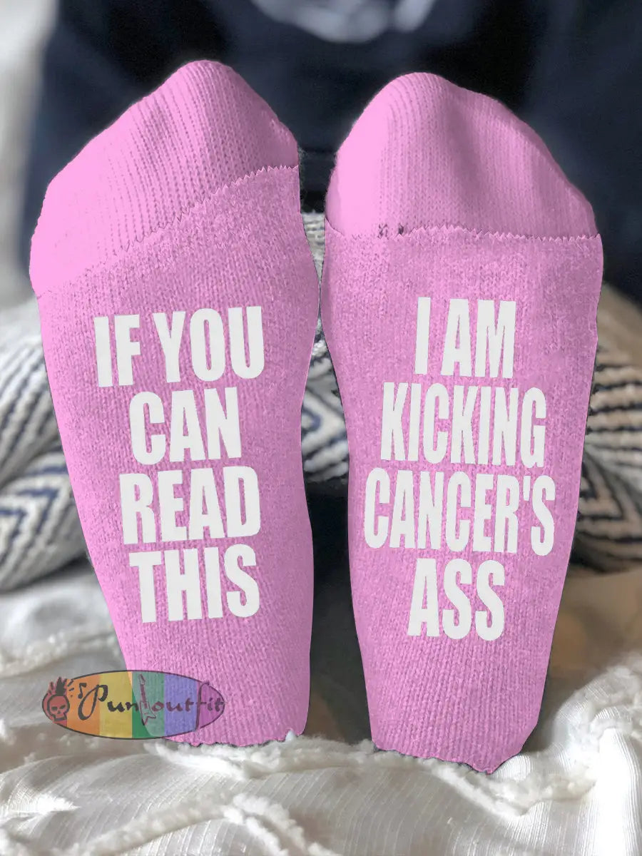 Unisex models fight diseases socks Pink / ONE